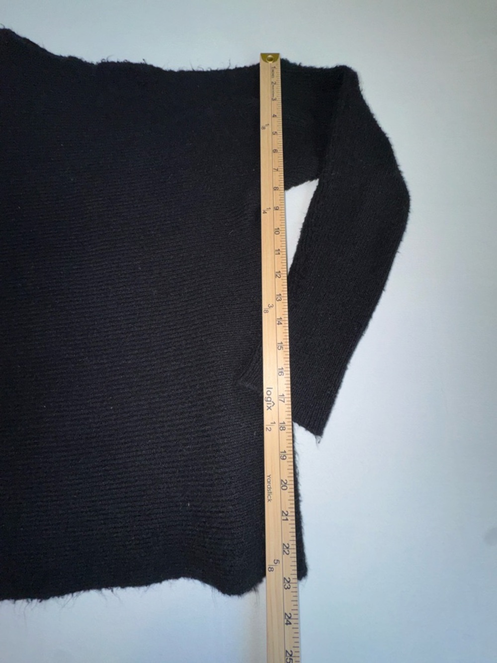 Treasure and Bond Women's Off-the-Shoulder Romantic Black Knit Sweater Size S - Picture 6 of 8